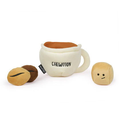 CHEWFFON Jouets pour chiens couineurs Espresso