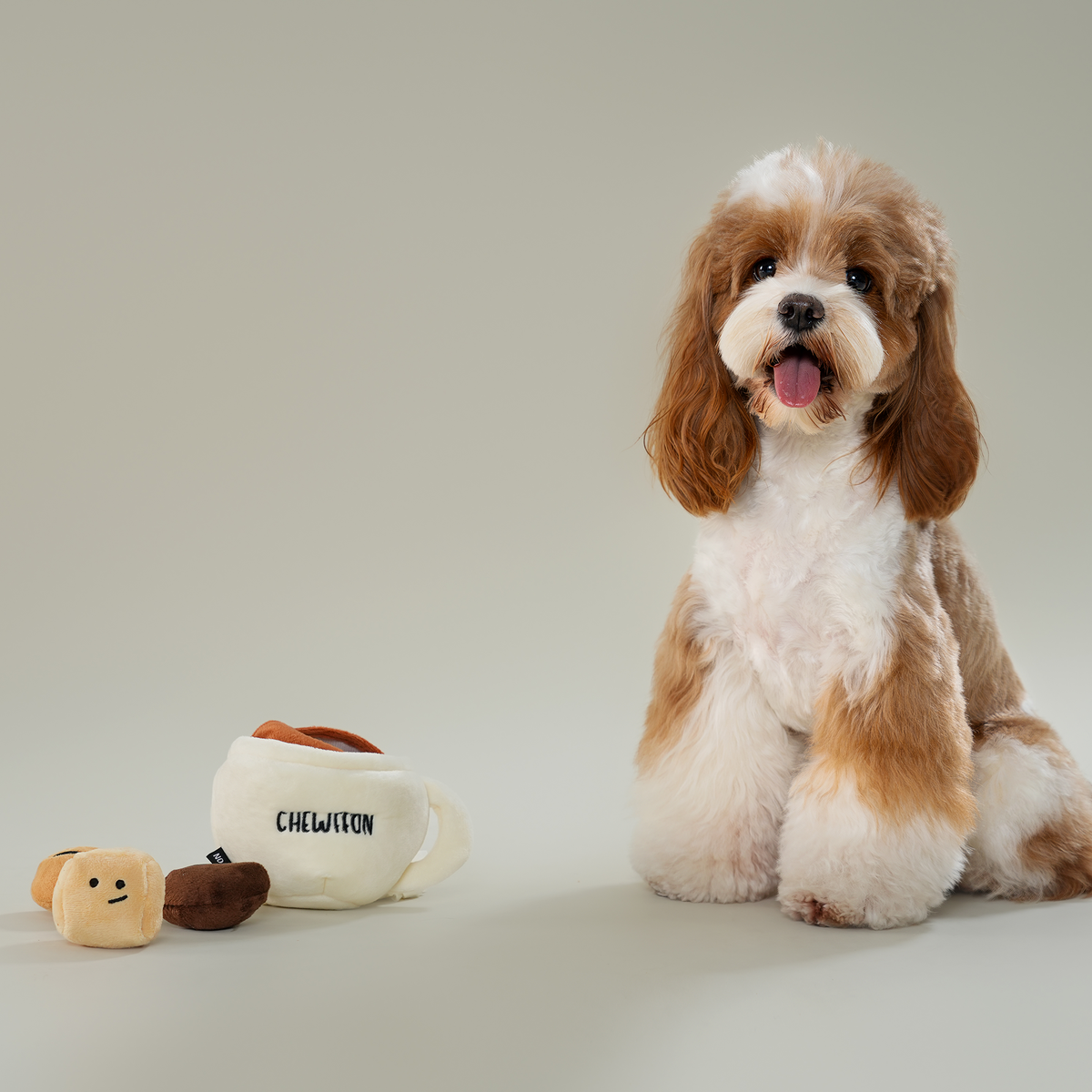 CHEWFFON Jouets pour chiens couineurs Espresso