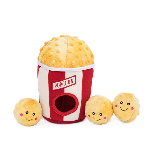 Zippy Burrow - Seau à pop-corn - Jouet pour chien