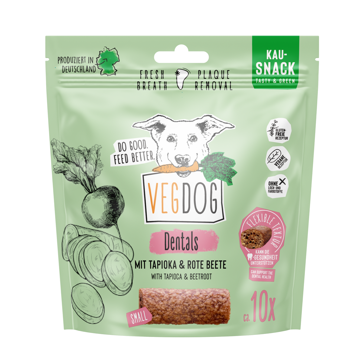 Bâtonnets dentaires végétaux VEGDOG 120 g