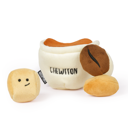 CHEWFFON Jouets pour chiens couineurs Espresso
