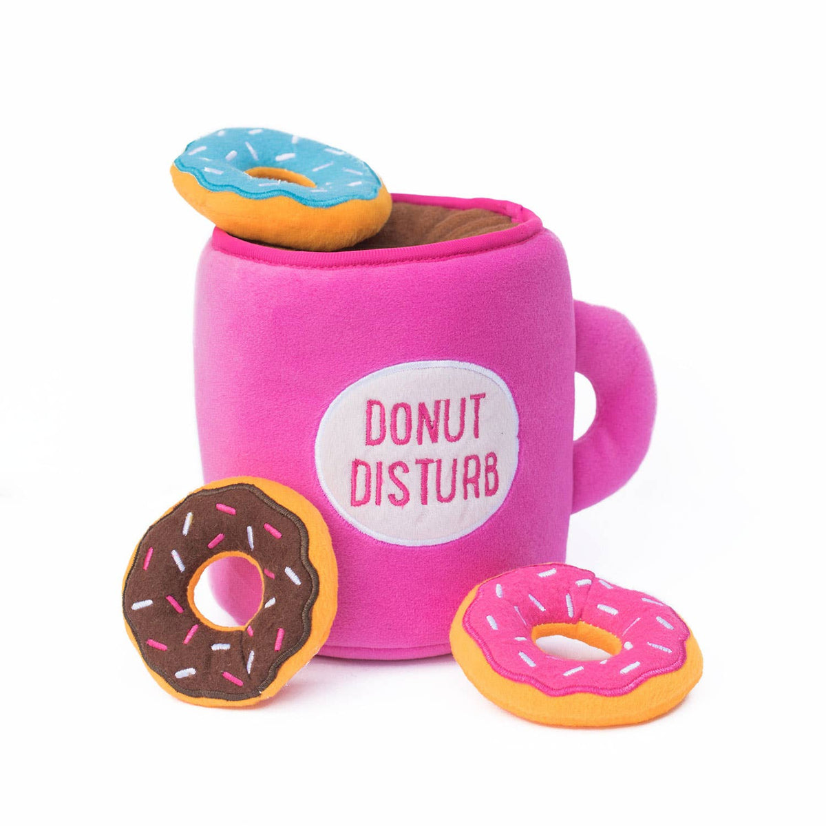 Zippy Burrow - Tasse de café et beignets - Jouet pour chien