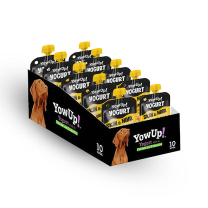 YowUp Yogurt peau et poils pour chiens (paquet de 10) - 0 % de matières grasses