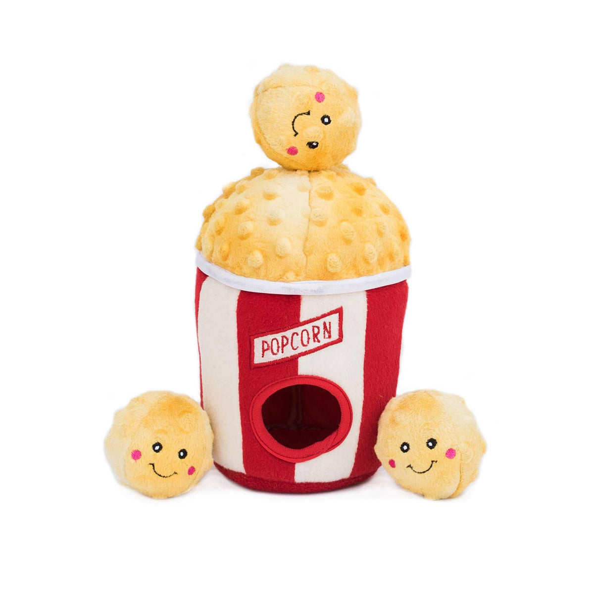 Zippy Burrow - Seau à pop-corn - Jouet pour chien
