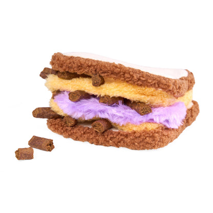 Snufflerz - Jouet interactif pour chien - Sandwich PB&J
