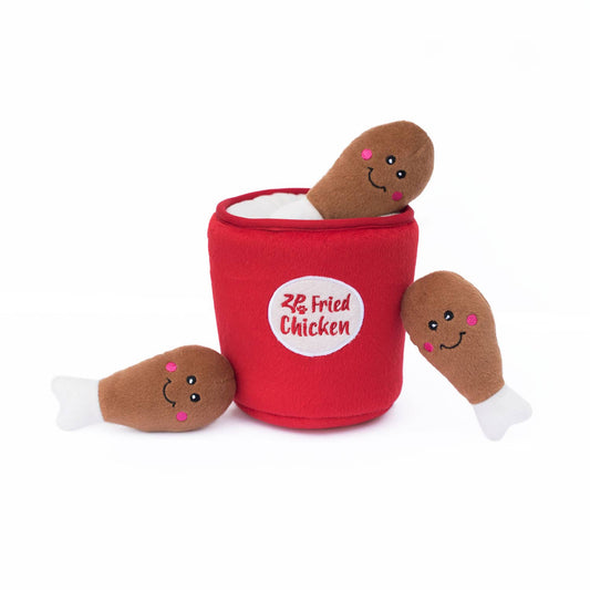 Zippy Burrow - Seau de poulet - Jouet pour chien