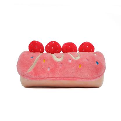 Jouet Puzzle pour Chien Gâteau Roulé à la Fraise CHEWFFON