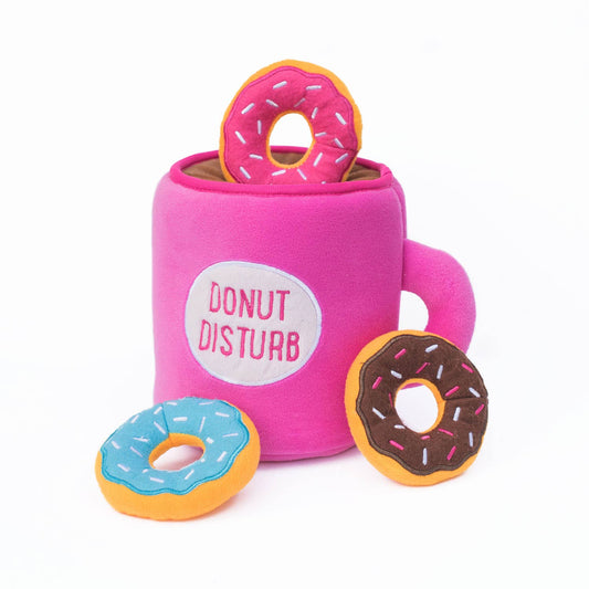 Zippy Burrow - Tasse de café et beignets - Jouet pour chien