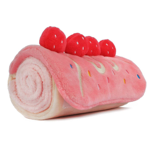 Jouet Puzzle pour Chien Gâteau Roulé à la Fraise CHEWFFON