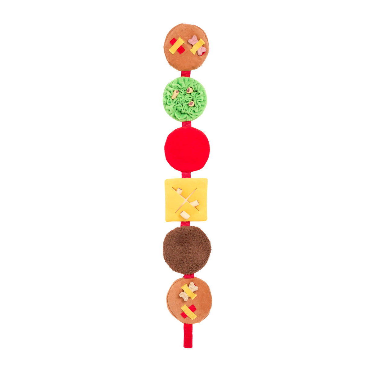 Snufflerz Stacks - Cheeseburger - Jouet interactif pour chien