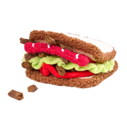 Snufflerz - Jouet interactif pour chien - Sandwich BLT