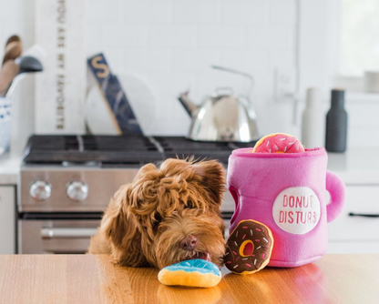 Zippy Burrow - Tasse de café et beignets - Jouet pour chien