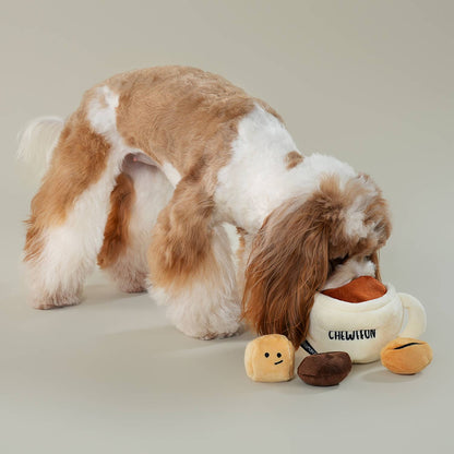 CHEWFFON Jouets pour chiens couineurs Espresso