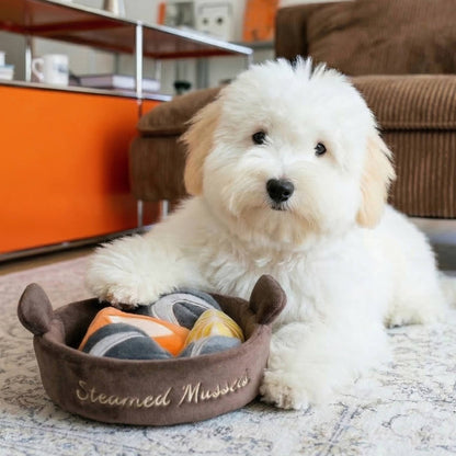 CHEWFFON — Jouet cache-cache pour chien « Moules vapeur »